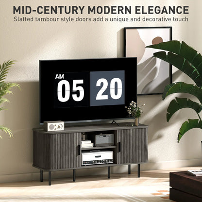 TV Stand For 55 Inches, Storage Shelves And Cabinets, Grey TV Stands at Gallery Canada
