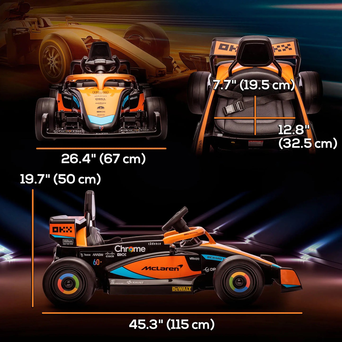 12V Electric Car For Kids, Suspension, Music, MP3, Remote Control, Orange Electric Toy Cars at Gallery Canada