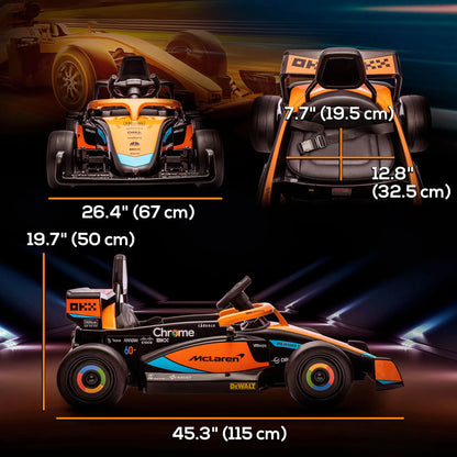 12V Electric Car For Kids, Suspension, Music, MP3, Remote Control, Orange Electric Toy Cars at Gallery Canada