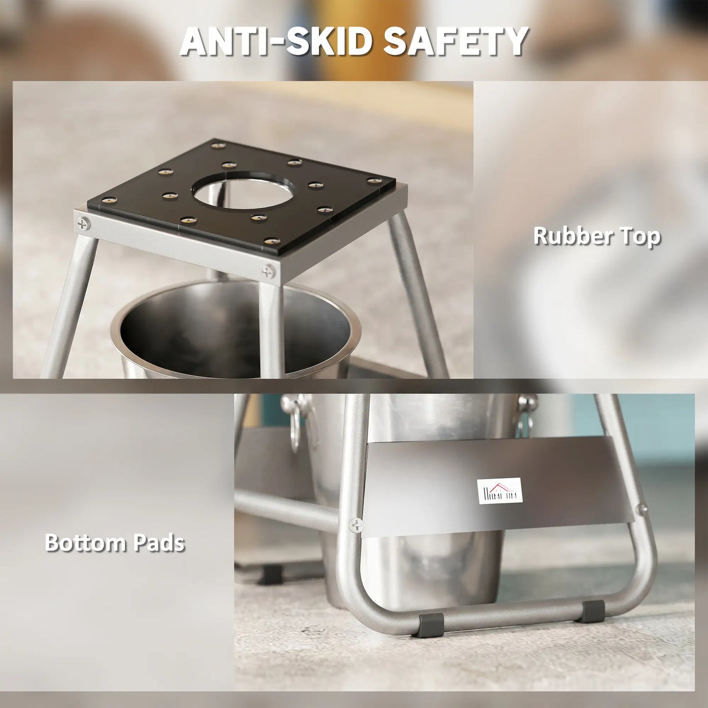 Universal Dirt Bike Stand, 1100 lbs, Detachable, Anti-Skid, Steel, Grey Automotive at Gallery Canada