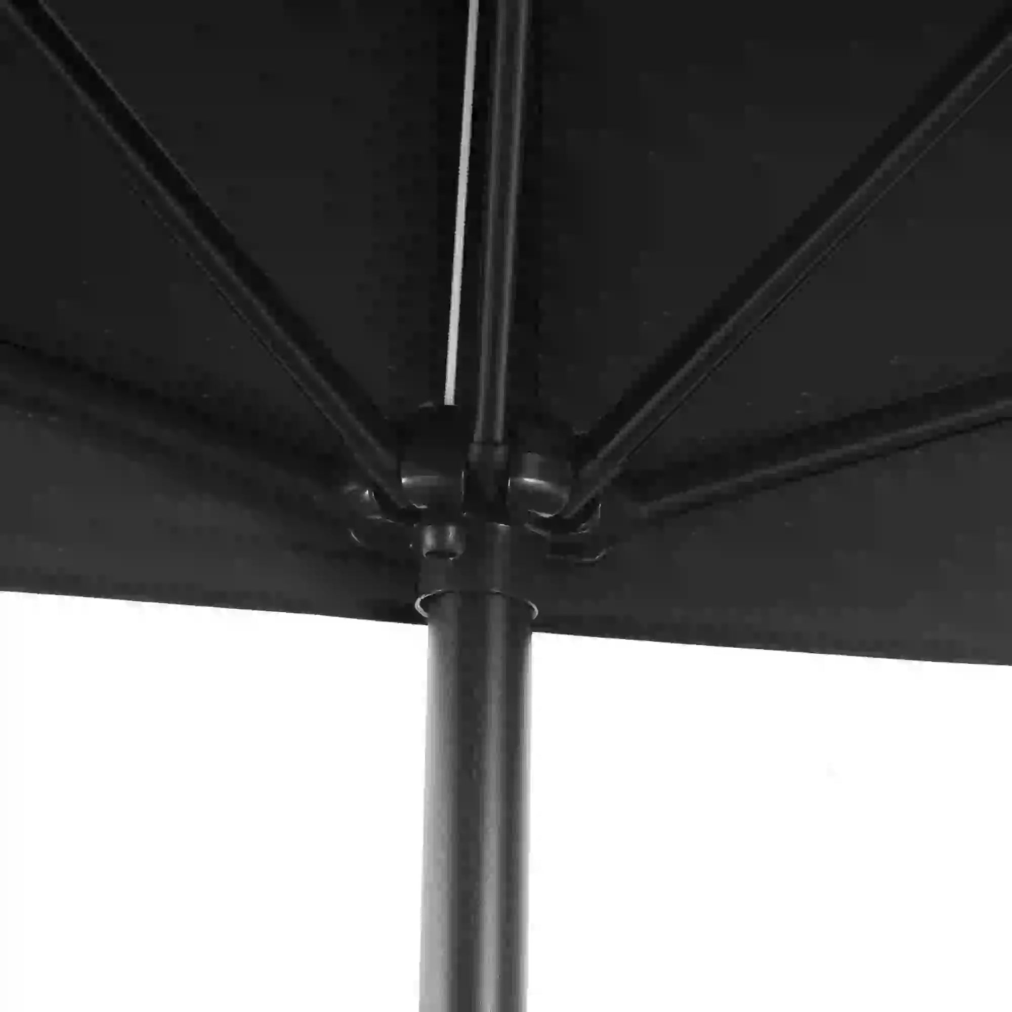 8ft Half Round Umbrella, Outdoor Balcony Parasol, Patio Garden Sun Shade, 5 Ribs Sun Umbrellas at Gallery Canada