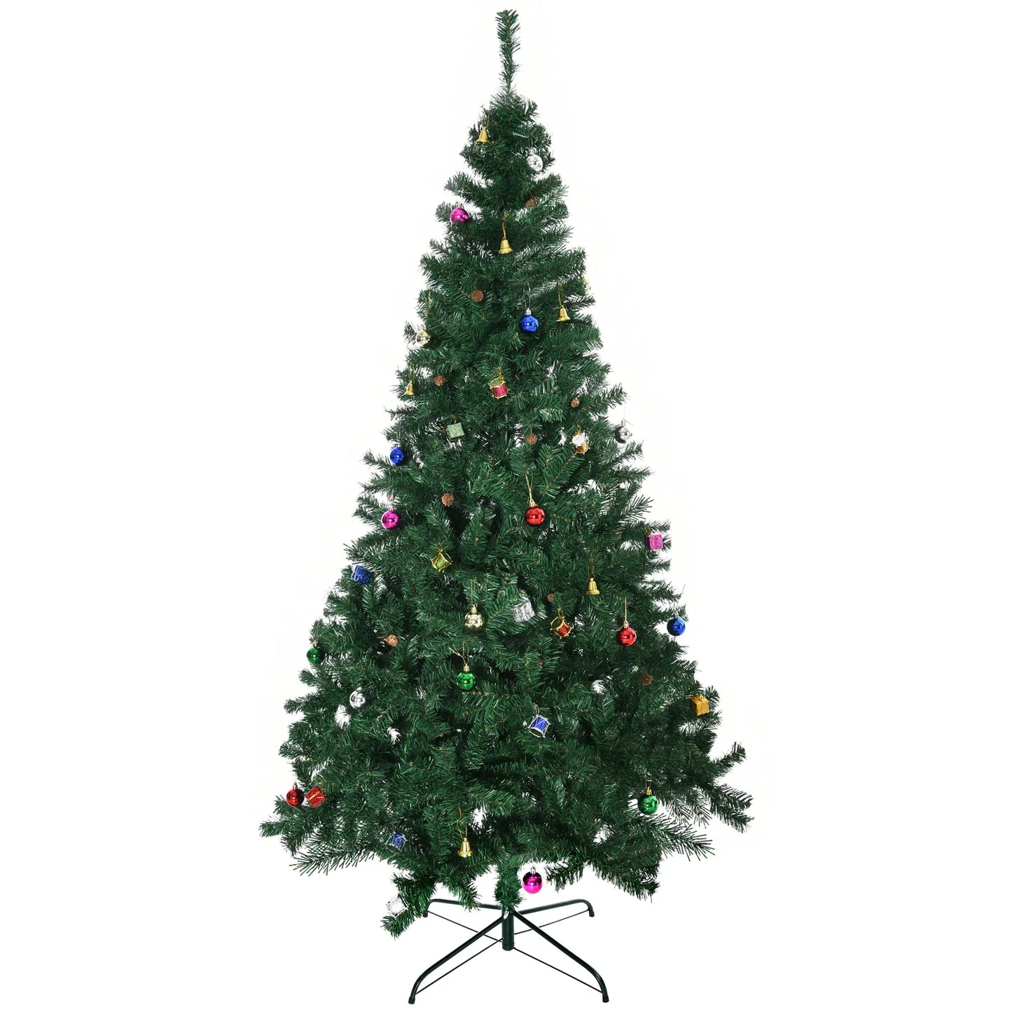 7ft Artificial Christmas Tree, Holiday Party Decoration, Green Artificial Christmas Trees Green at Gallery Canada