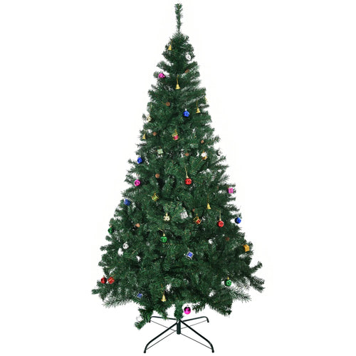 7ft Artificial Christmas Tree, Holiday Party Decoration, Green