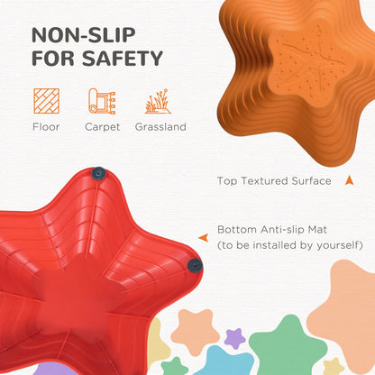 6PCs Larger Size Stepping Stones, Non-Slip Bottom, Stackable Obstacle Course Gym Sets & Swings at Gallery Canada