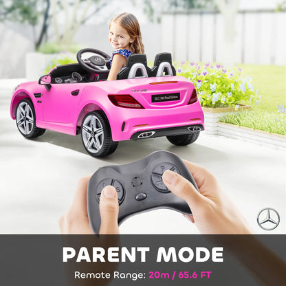 12V Ride On Car, Parent Remote, Two Motors, Music, Lights, Pink, 3-6 Years Electric Toy Cars at Gallery Canada