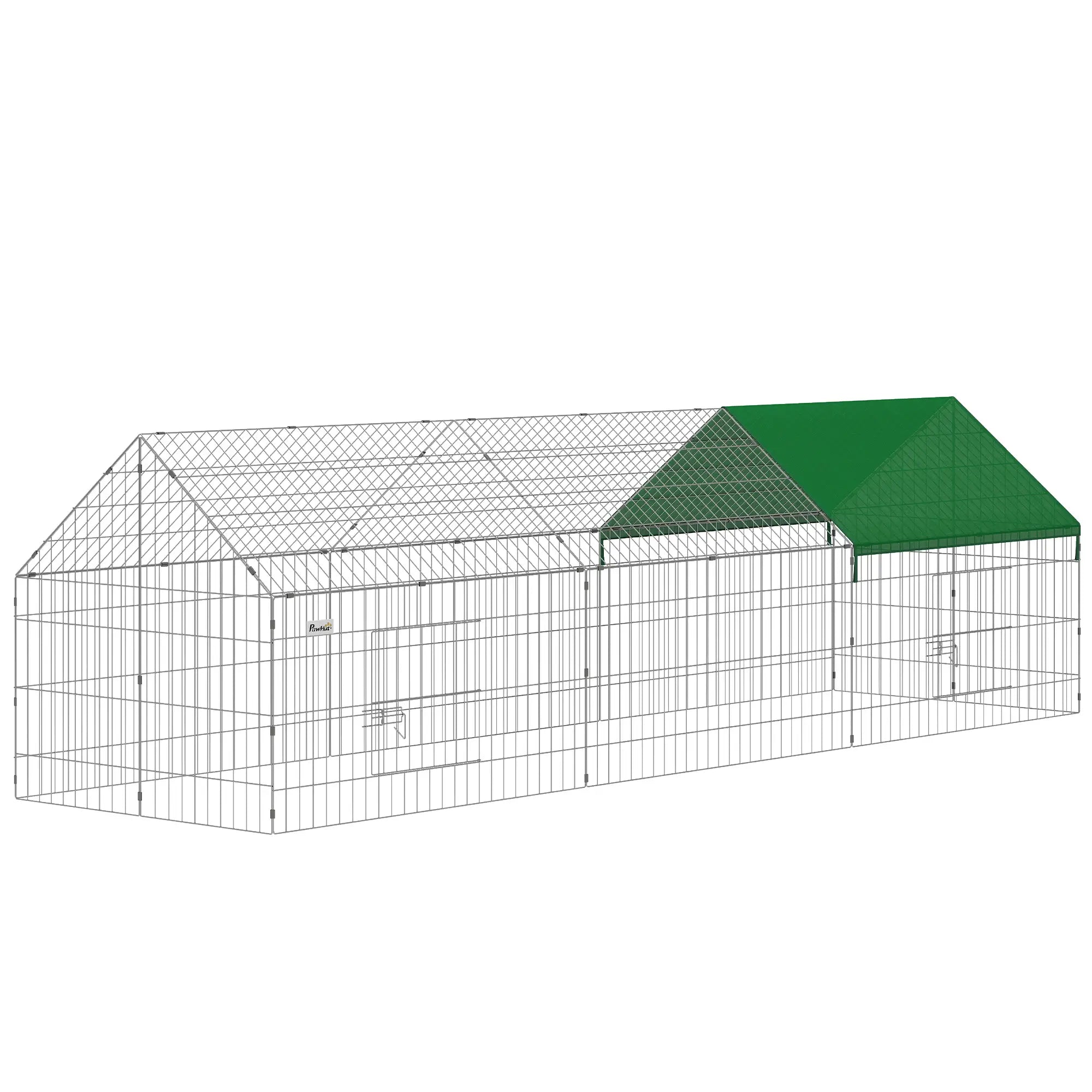 Metal Chicken Coop, UV-Resistant Cover, 106