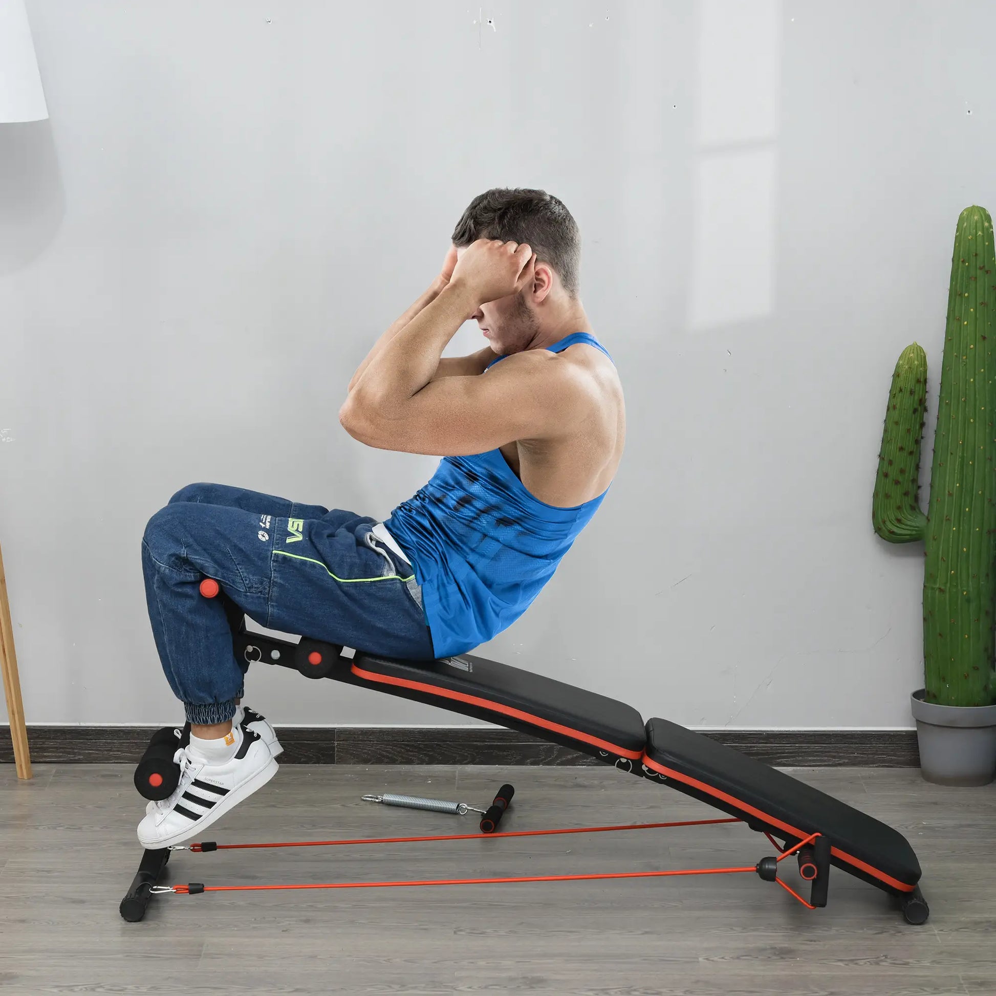 Foldable Sit Up Bench, Core Workout, Home Gym, Black Sit Up Benches at Gallery Canada