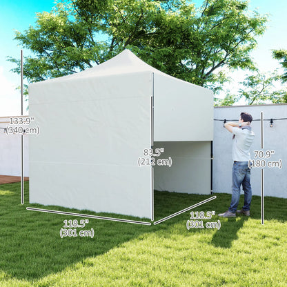 10' x 10' Pop Up Canopy Tent, Awning, Sidewalls, Wheeled Bag, Sand Bags Pop Up Canopies at Gallery Canada