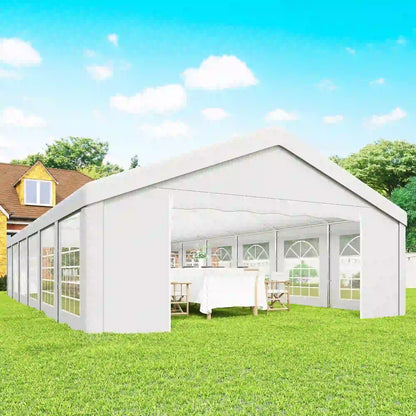 20' x 40' Party Tent, Outdoor Canopy With 12 Removable Windows Canopy Tents at Gallery Canada