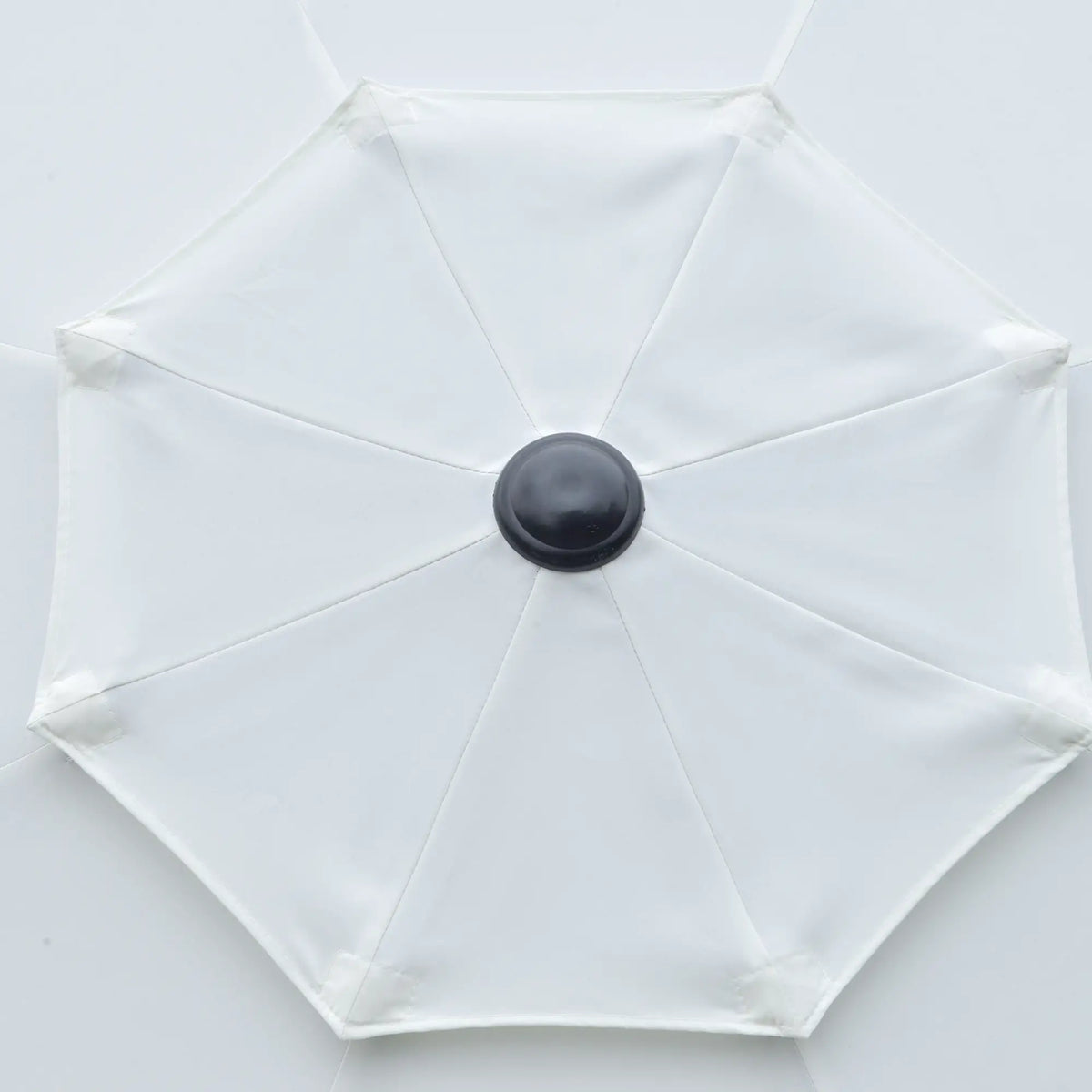9FT 3-Tier Patio Umbrella, Crank & Tilt, Cream White Sun Umbrellas at Gallery Canada