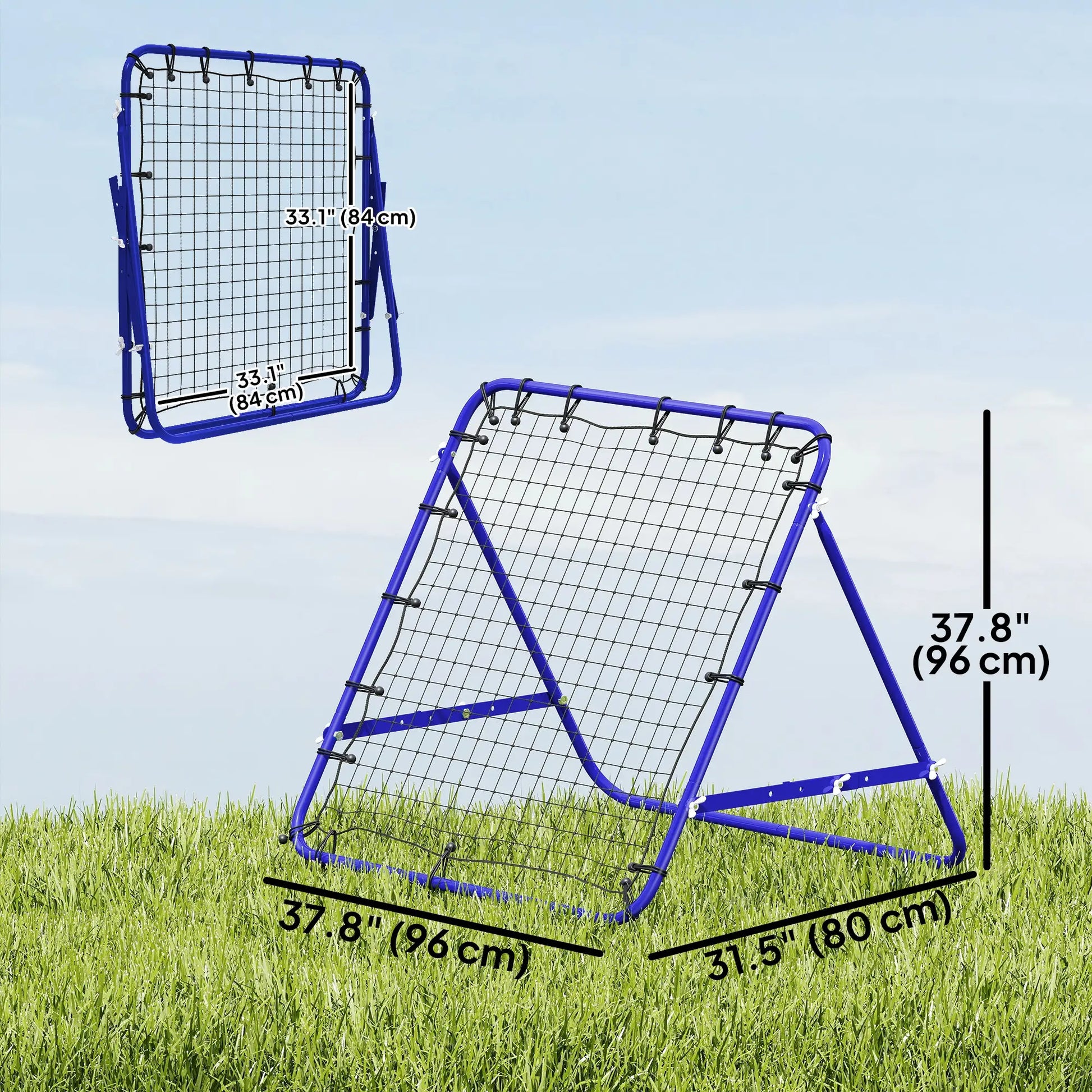 Volleyball Rebounder Net, Football Training Aid, Kickback Target, Blue Soccer at Gallery Canada