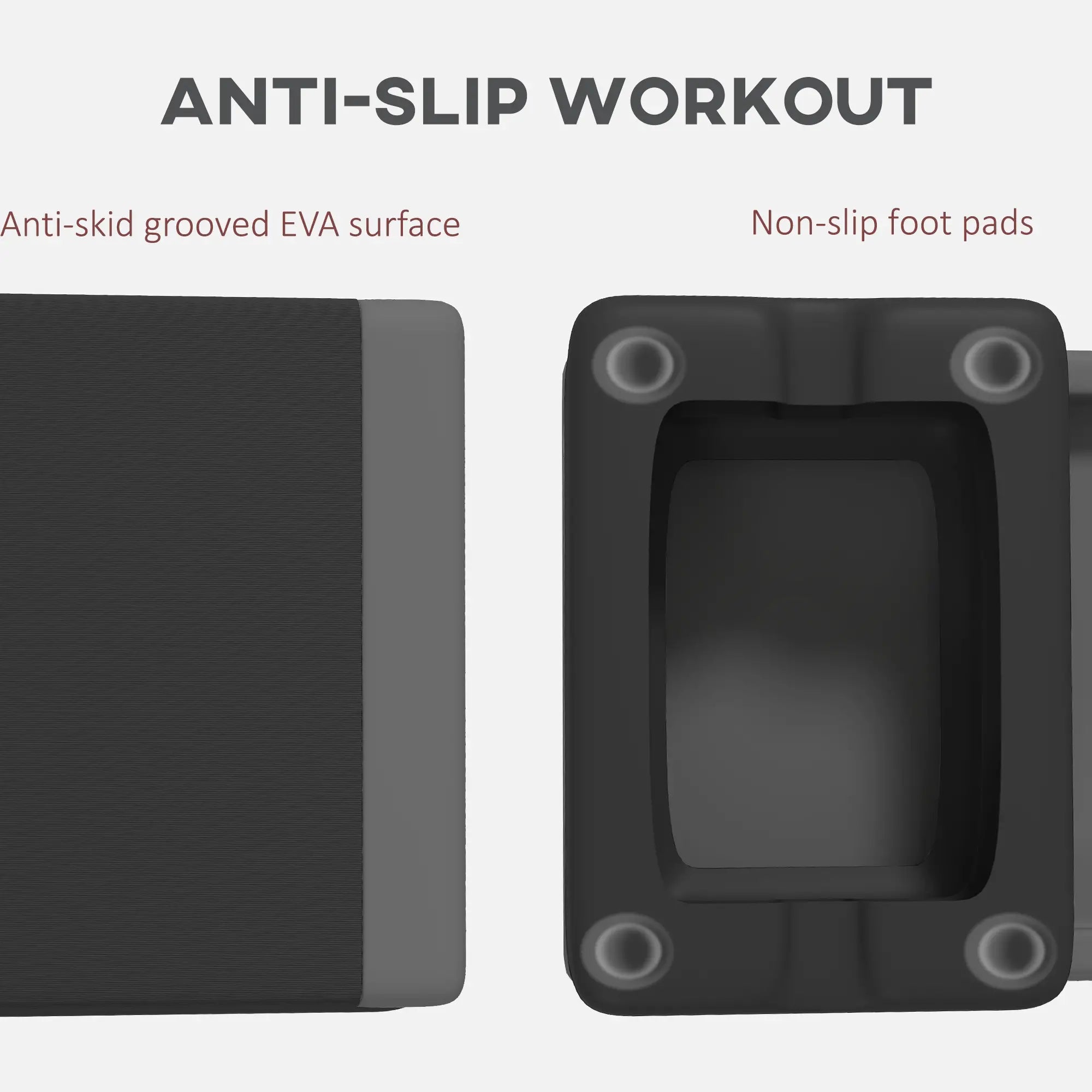 Adjustable Exercise Step Platform, 3-Level, 4