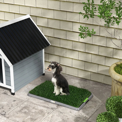 Artificial Grass Dog Pee Pad, 26" x 16", 2 Packs, Green Elevated Dog Beds at Gallery Canada