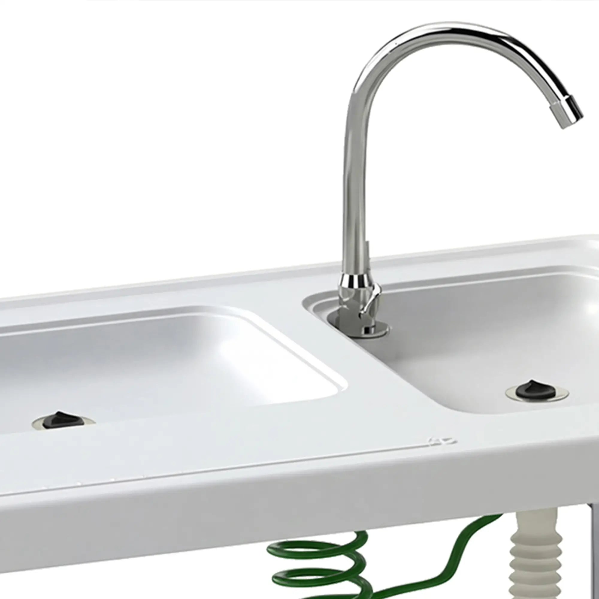 Folding Fish Cleaning Table with Sinks, Outdoor Sink Station, White Picnic Tables & Camping Chairs at Gallery Canada