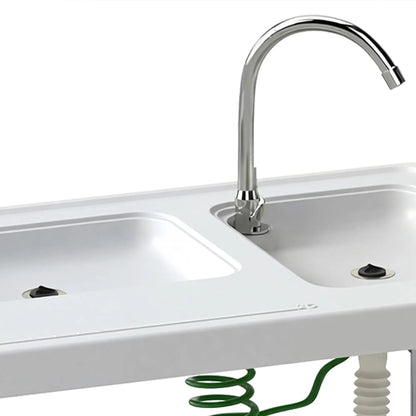 Folding Fish Cleaning Table with Sinks, Outdoor Sink Station, White Picnic Tables & Camping Chairs at Gallery Canada