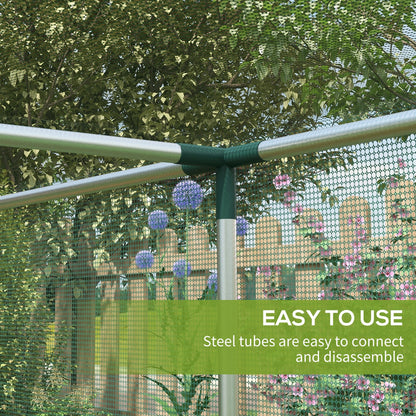 Galvanized Steel Crop Cage, Plant Protection Tent, 12' x 4', Green Walk In Greenhouses at Gallery Canada