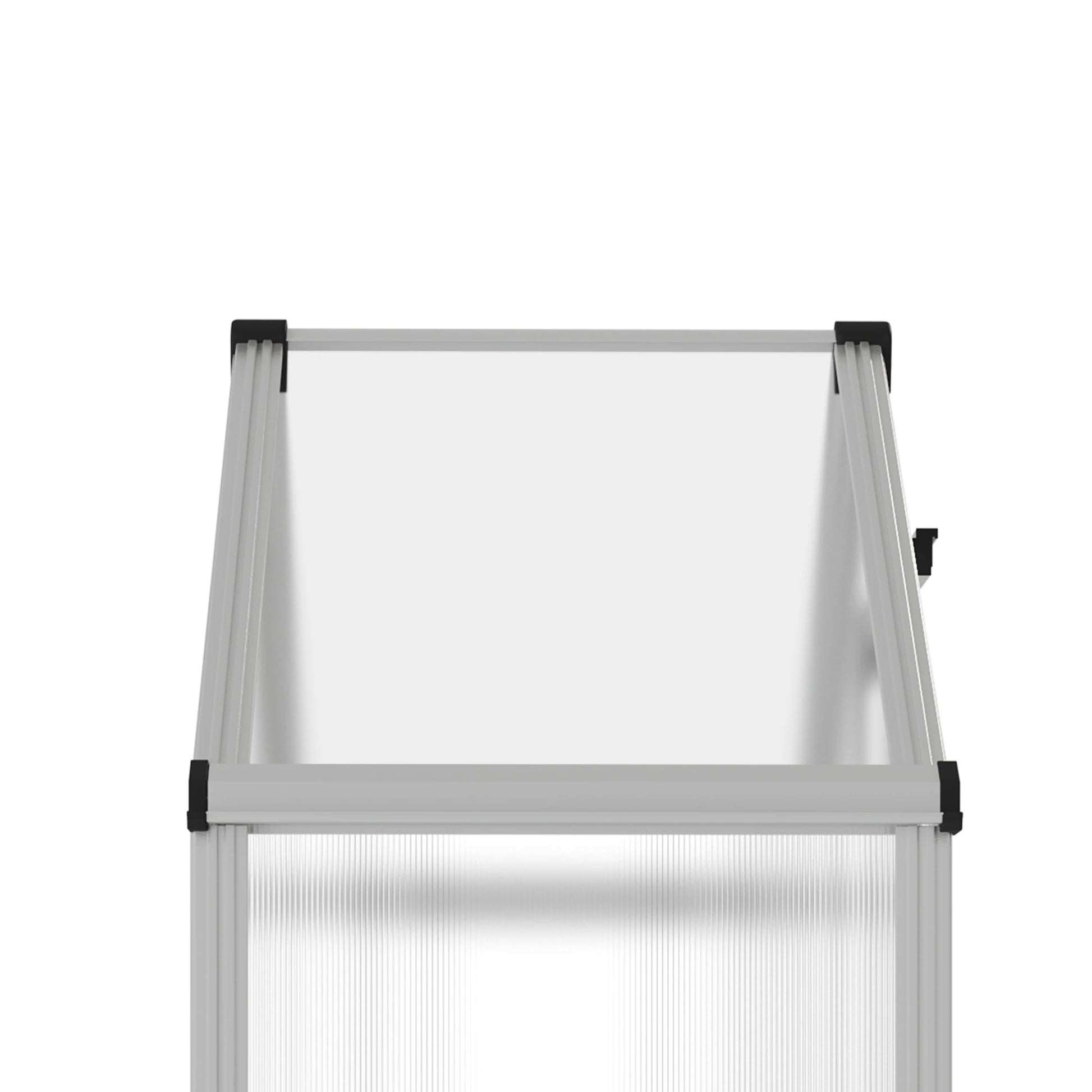 6.3' x 2.3' x 6.1' Outdoor Walk-In Greenhouse, 3-Tier Shelves, Polycarbonate, Aluminum Frame Walk In Greenhouses at Gallery Canada