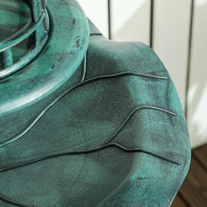 3-in-1 Garden Bird Bath Bowl, Large Water Basin, Feeder, Flower Planter, Green Garden Decor at Gallery Canada