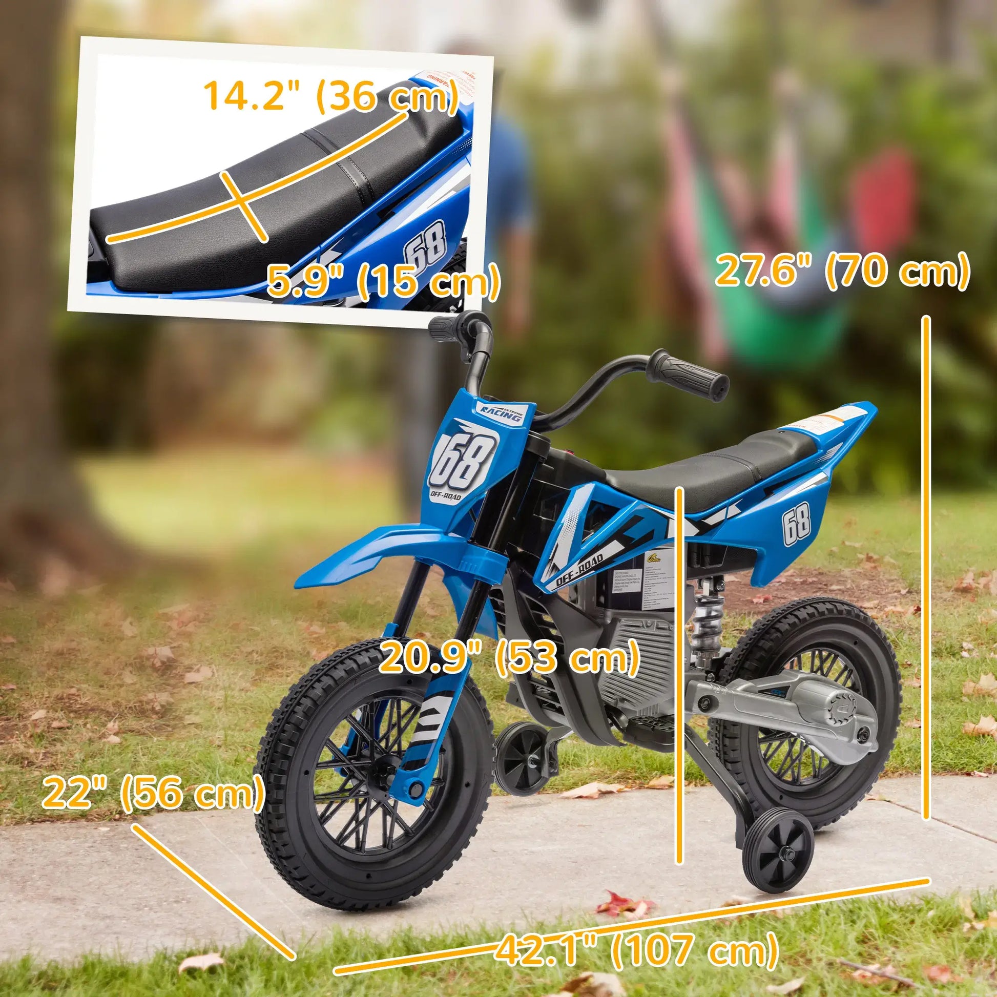 12V Kids Dirt Bike, Electric Motorcycle, Blue Electric Motorcycles at Gallery Canada