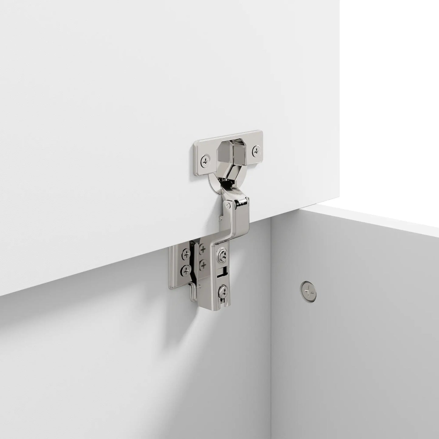Coffre de rangement avec dessus relevable "31.5", blanc