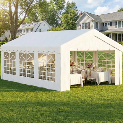 20'x13' Heavy Duty Portable Event Tent, White Canopy Tents at Gallery Canada