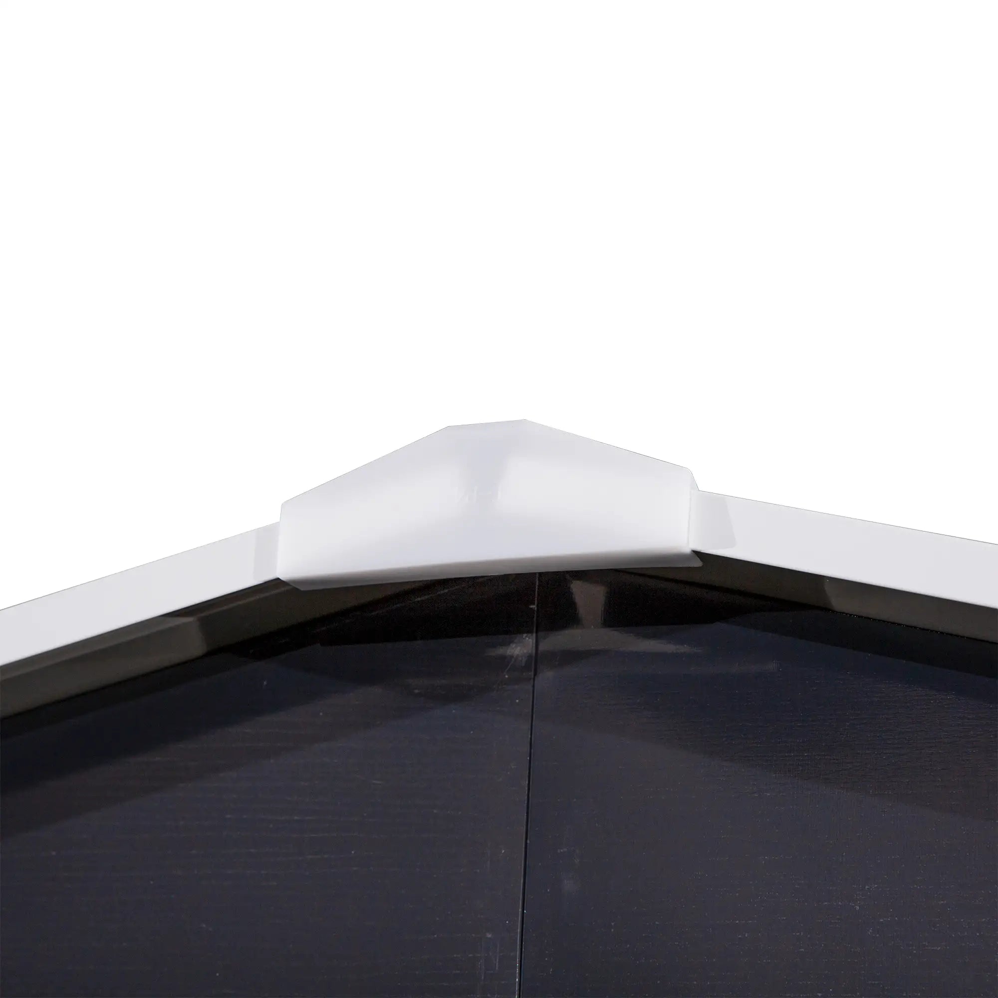 11' x 9' Metal Storage Shed, Garden Tool House, Double Sliding Doors, 4 Air Vents, Dark Grey Sheds at Gallery Canada