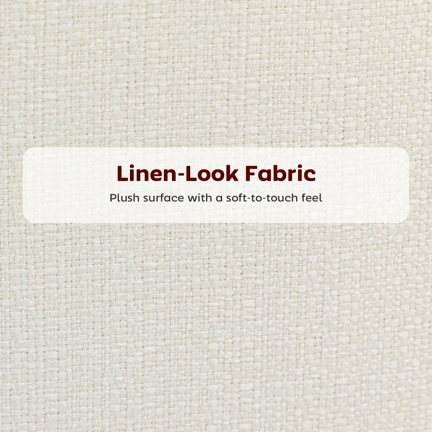 Set of 2 Counter Height Barstools, Upholstered Linen, Cream White Bar Stools at Gallery Canada