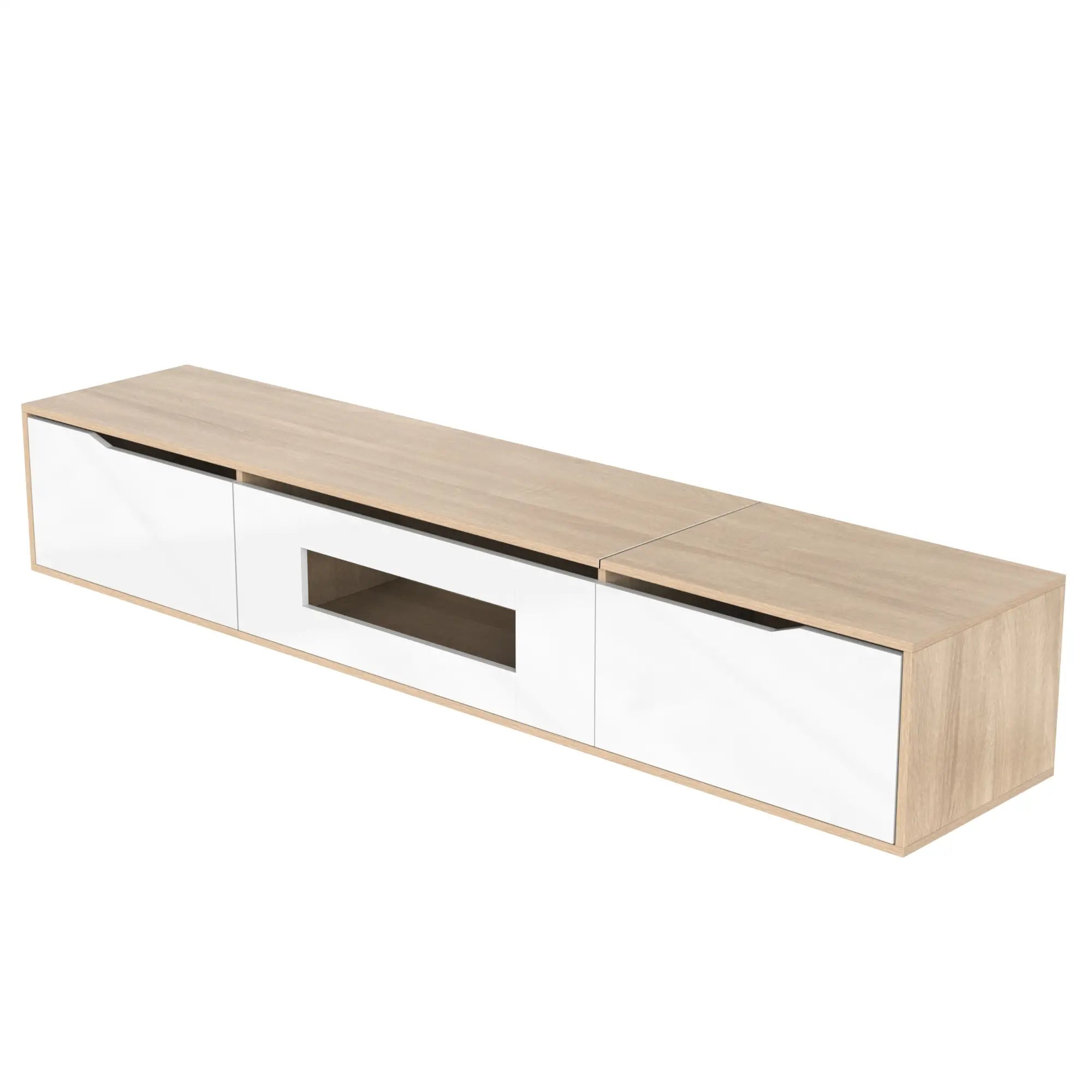 Modern TV Stand With LED Lighting, 71
