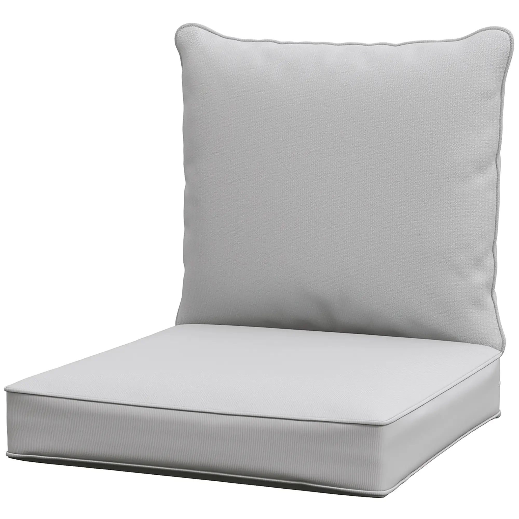 Patio Chair Cushions, Thick Deep Seat, Light Grey Patio Chair Cushions at Gallery Canada