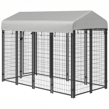 Outdoor Dog Kennel, Waterproof UV-Resistant Cover, 8 x 4 x 6 ft Houses, Kennels & Pens at Gallery Canada