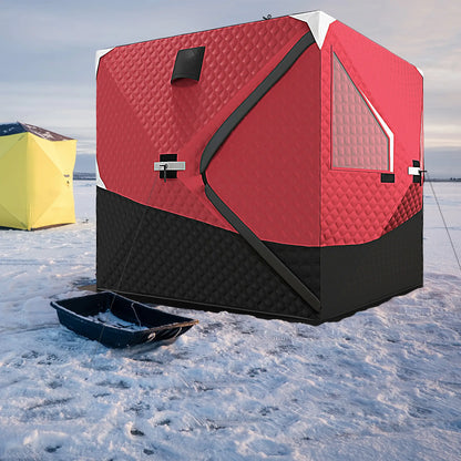 3-4 Person Insulated Ice Fishing Shelter, Pop Up, -22℉ Ice Fishing Tents at Gallery Canada