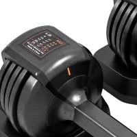 Ensemble de 2 haltères réglables, 5-25 lbs, cadran rapide 5-en-1, prise antidérapante