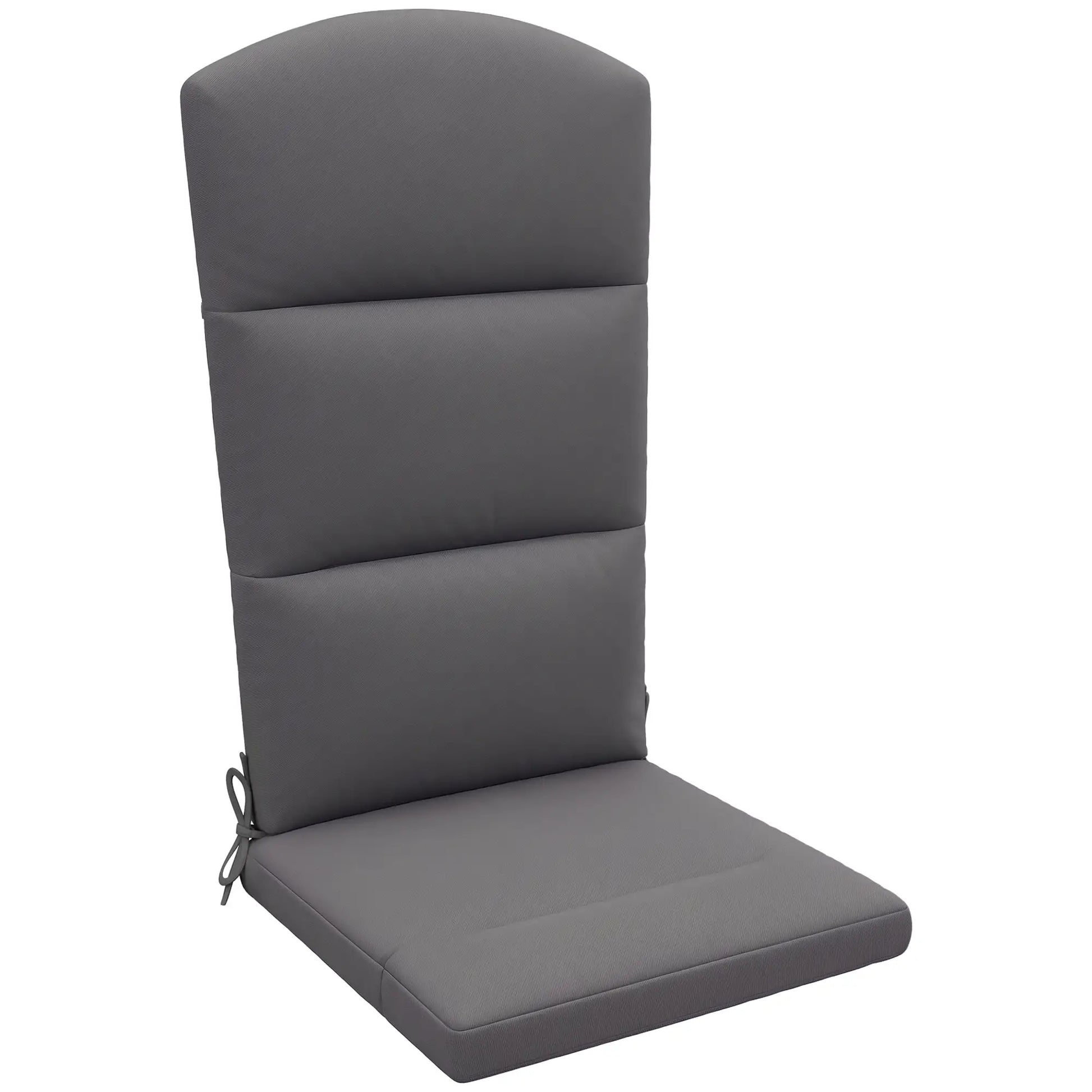 Adirondack Chair Cushion, Replacement with Back and Ties, Grey Patio Chair Cushions at Gallery Canada