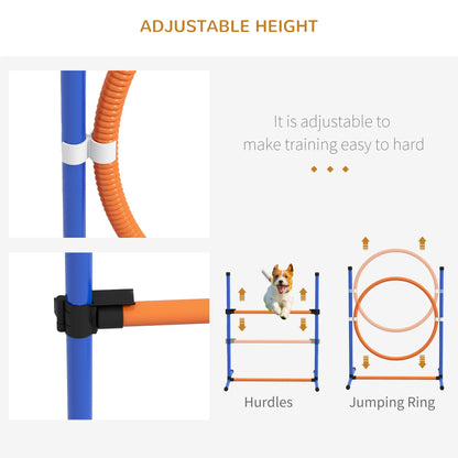 Dog Agility Training Equipment, Weave Poles, Adjustable Hurdle, Jump Ring Dog Agility Training Equipment at Gallery Canada