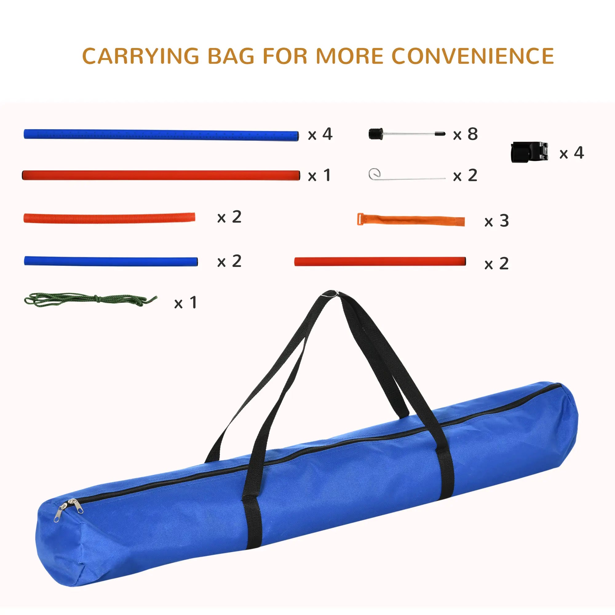 Dog Agility Training Kit, Adjustable Jump Weave Pole Ring Set Dog Agility Training Equipment at Gallery Canada