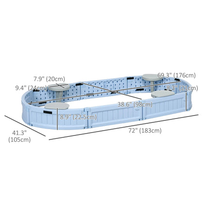 Kids Sandbox with Cover, Seat, Outdoor, Light Blue Sandboxes & Accessories at Gallery Canada