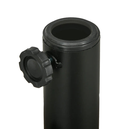 Heavy Duty Fillable Umbrella Base, Round Parasol Stand, Brown Umbrella Bases at Gallery Canada