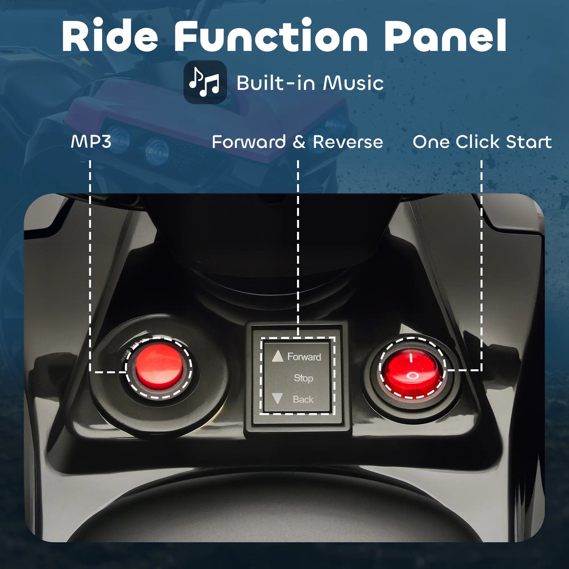 6V Kids ATV, 4 Wheeler Electric Ride on Car, Pink Electric Toy Cars at Gallery Canada