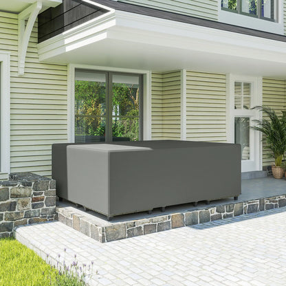 Waterproof Outdoor Furniture Cover, 108" x 80" x 35", Charcoal Grey Patio Furniture Covers at Gallery Canada