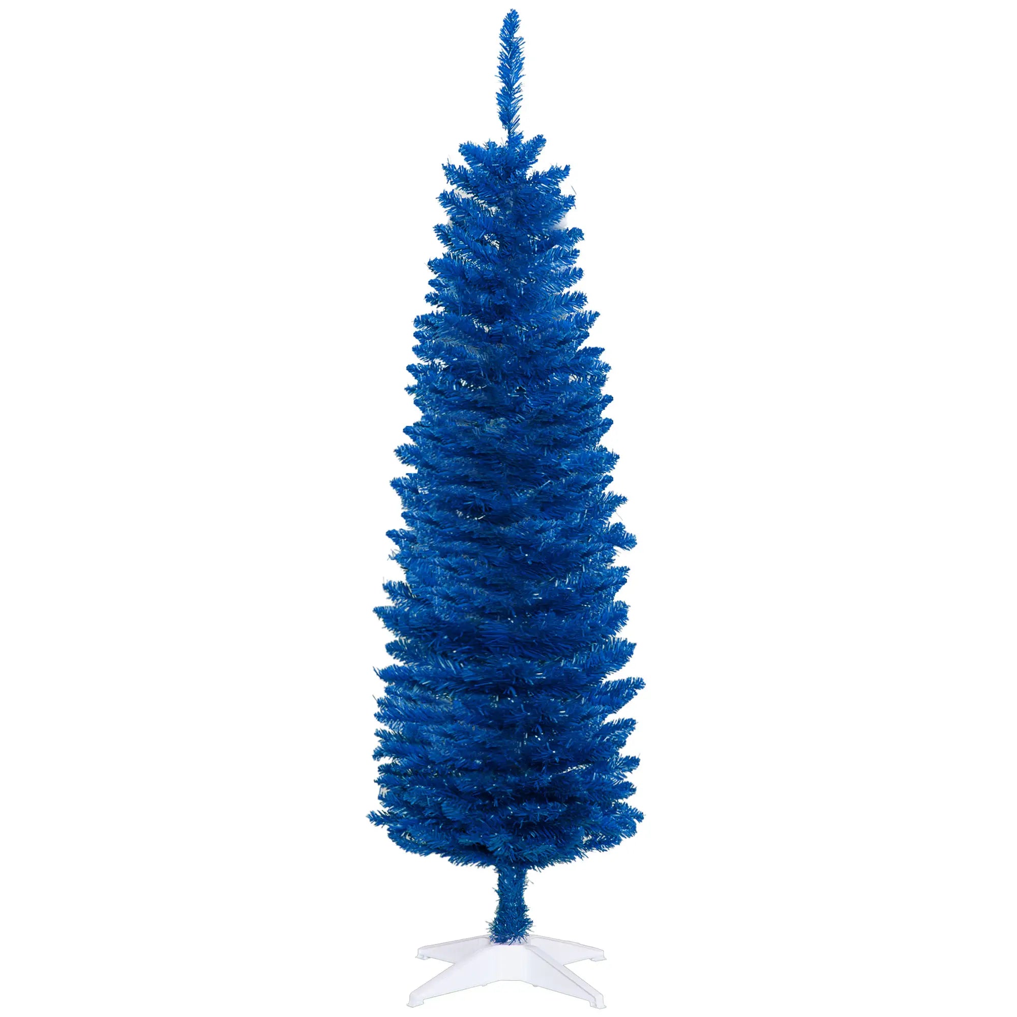 5ft Pencil Christmas Tree, Skinny Artificial, Deep Blue Pencil Christmas Trees at Gallery Canada