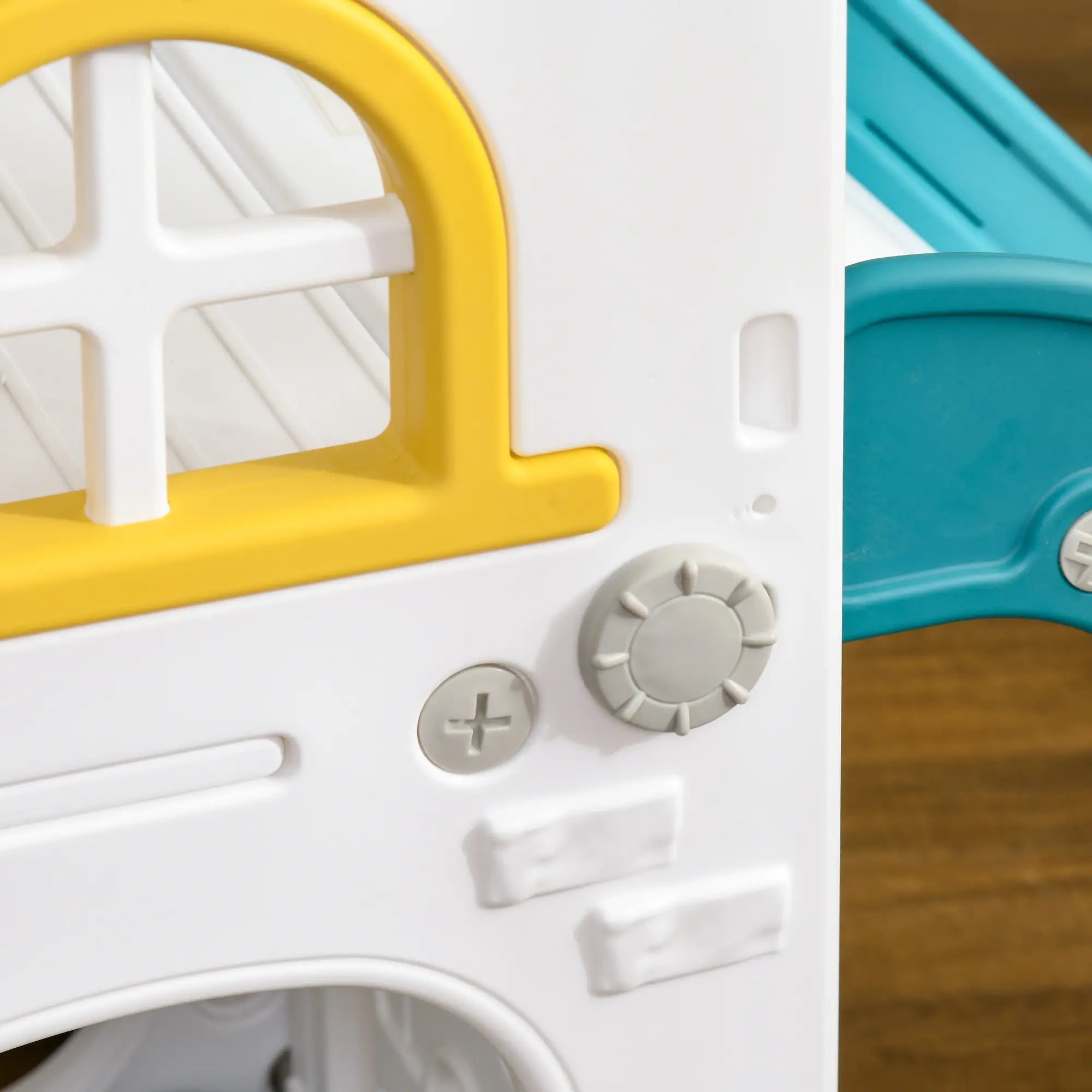 Toddler Slide, Basketball Hoop, Climber, Telescope, Storage Basket, 1-3 Years, Indoor, Yellow Gym Sets & Swings at Gallery Canada