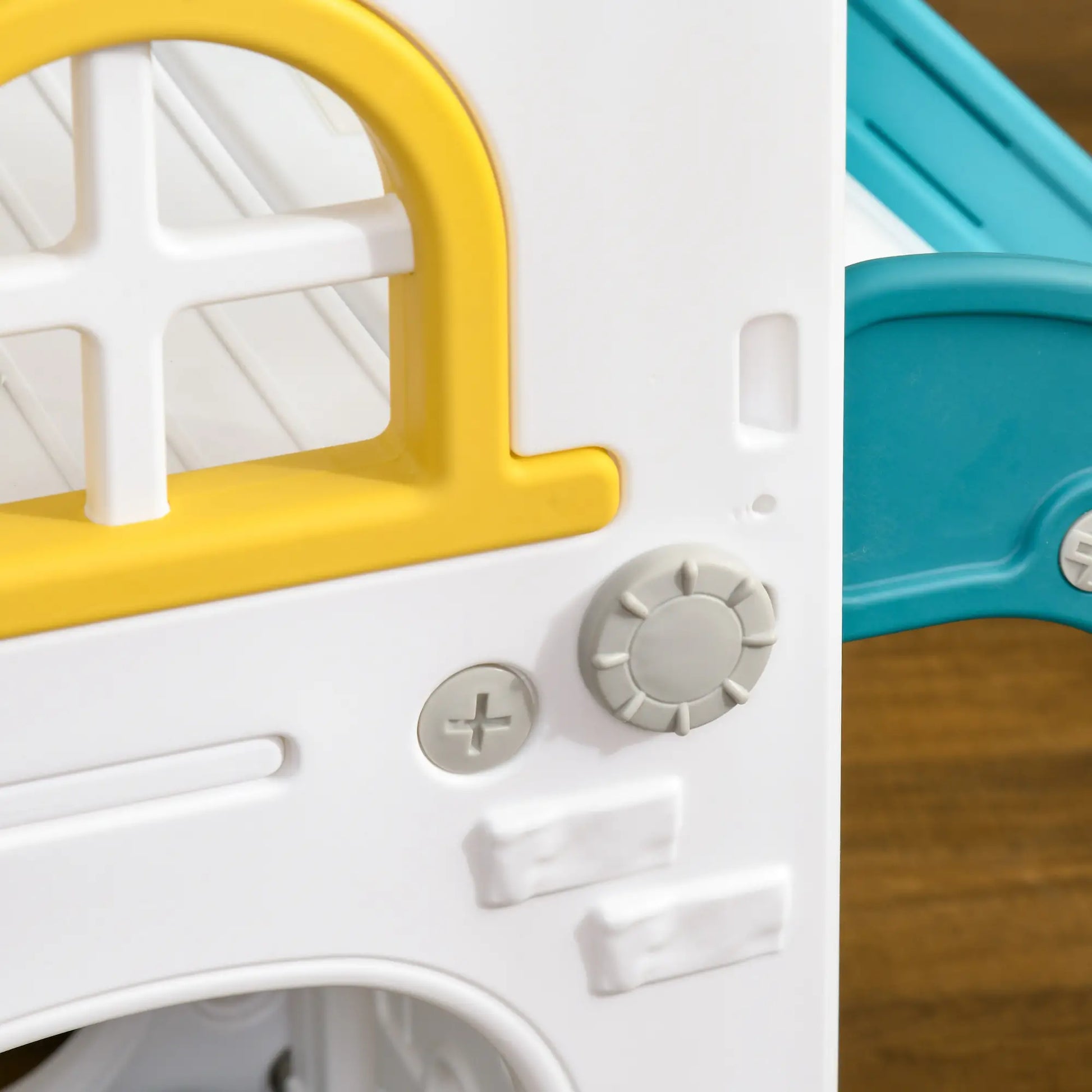 Toddler Slide, Basketball Hoop, Climber, Telescope, Storage Basket, 1-3 Years, Indoor, Yellow Gym Sets & Swings at Gallery Canada