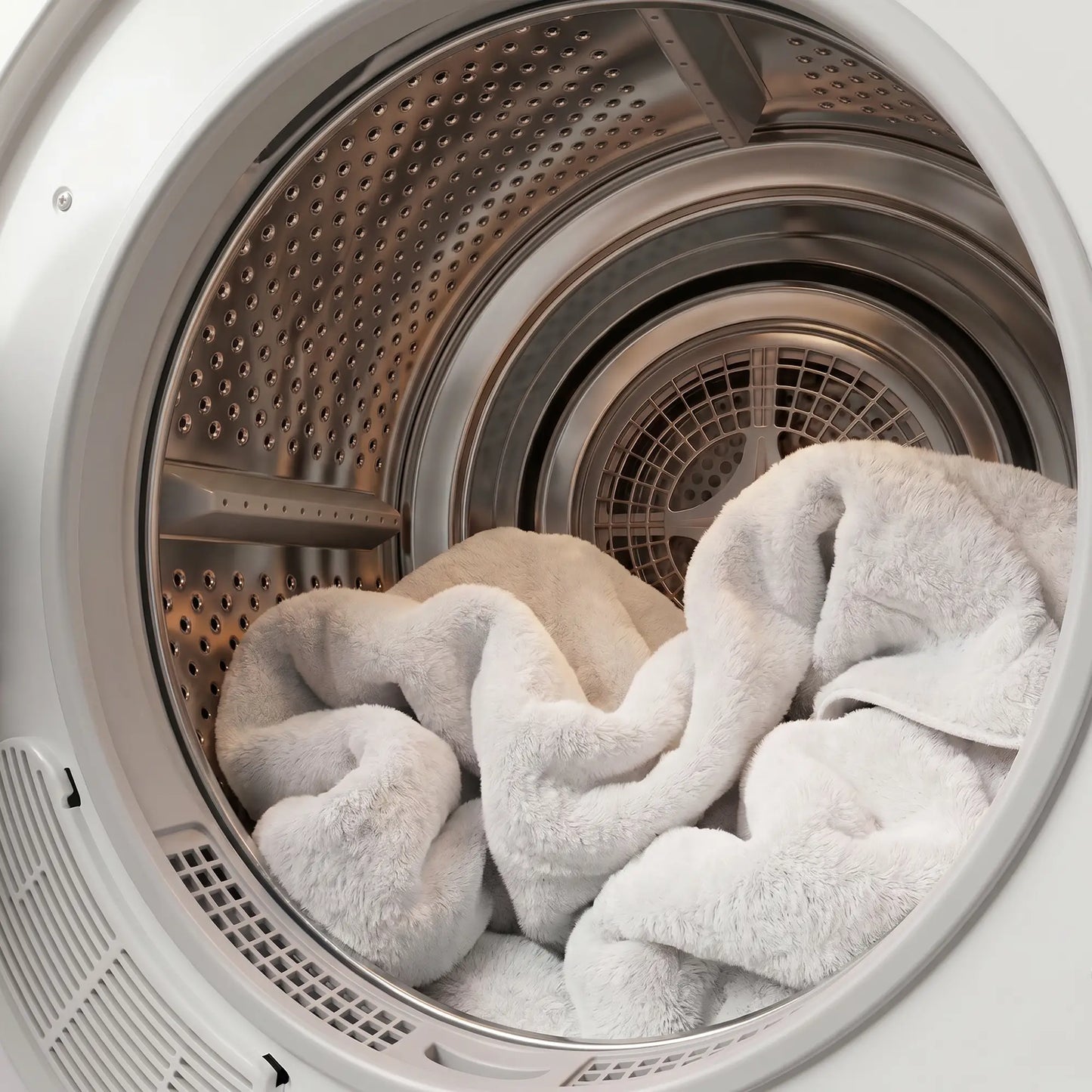 Clothes Dryer with 6 Drying Modes, Laundry Dryer with Stainless Steel Tub 18 lbs, White Dryer Machines at Gallery Canada