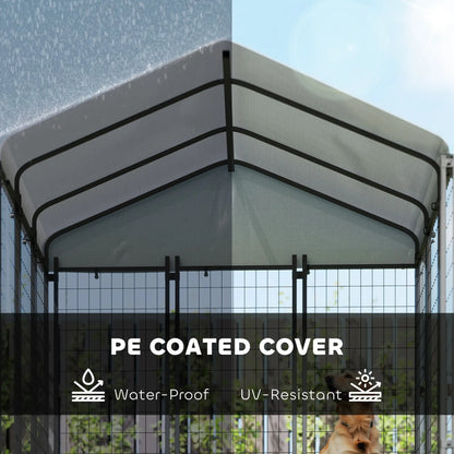 Outdoor Dog Kennel, Waterproof UV-Resistant Cover, 6 x 6 x 6 ft Houses, Kennels & Pens at Gallery Canada