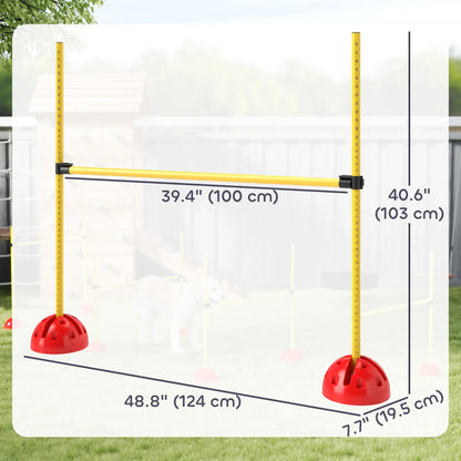 Dog Agility Training Equipment, 4 Pcs Obstacle Course, Yellow Dog Agility Training Equipment at Gallery Canada