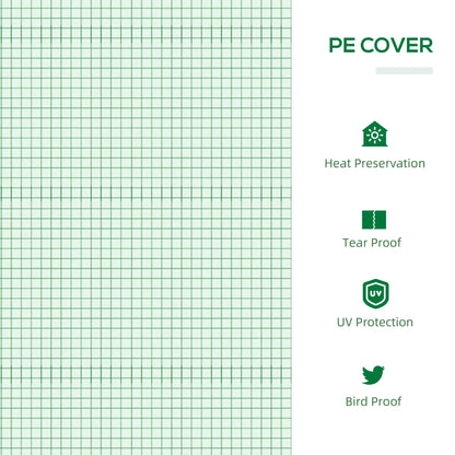 47" x 24" x 24" Portable Mini Greenhouse, Steel Frame, PE Cover, Green Mini Greenhouses at Gallery Canada