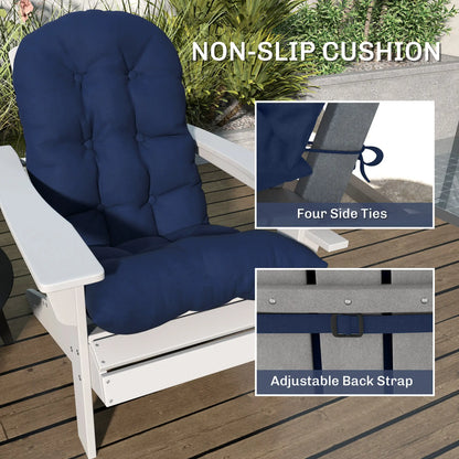 Adirondack Chair Cushions Set Of 2, Navy Blue Patio Chair Cushions at Gallery Canada