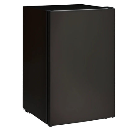 4.5 Cu Ft Mini Fridge with Freezer, Wheels, Adjustable Thermostat, Black Small Kitchen Appliances at Gallery Canada