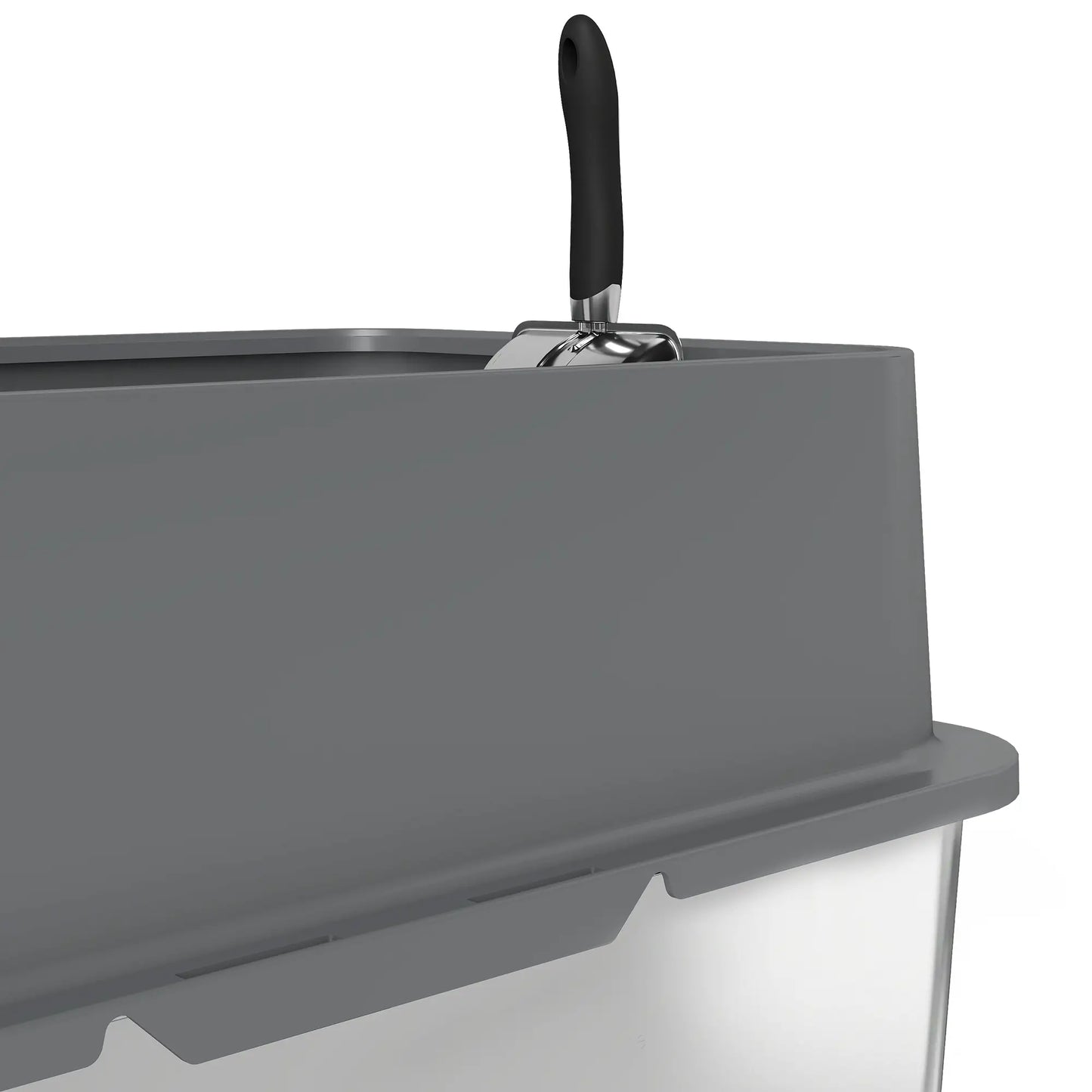 XL Stainless Steel Cat Litter Box, High Wall, Odor Free, Steel Cat Litter Box Enclosures at Gallery Canada