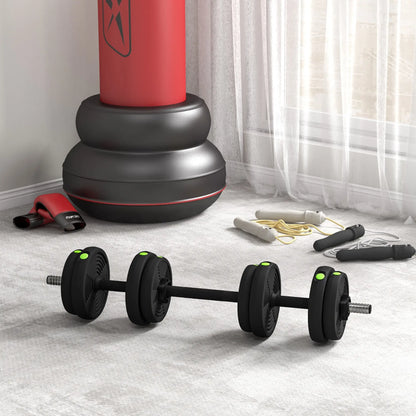 33LBS Adjustable Barbell Dumbbells Set, Non-Slip Handles, Home Gym Dumbbells & Barbells at Gallery Canada